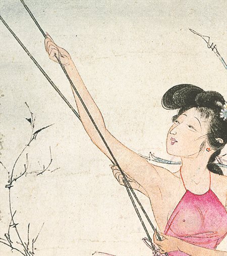 崂山-胡也佛的仕女画和最知名的金瓶梅秘戏图